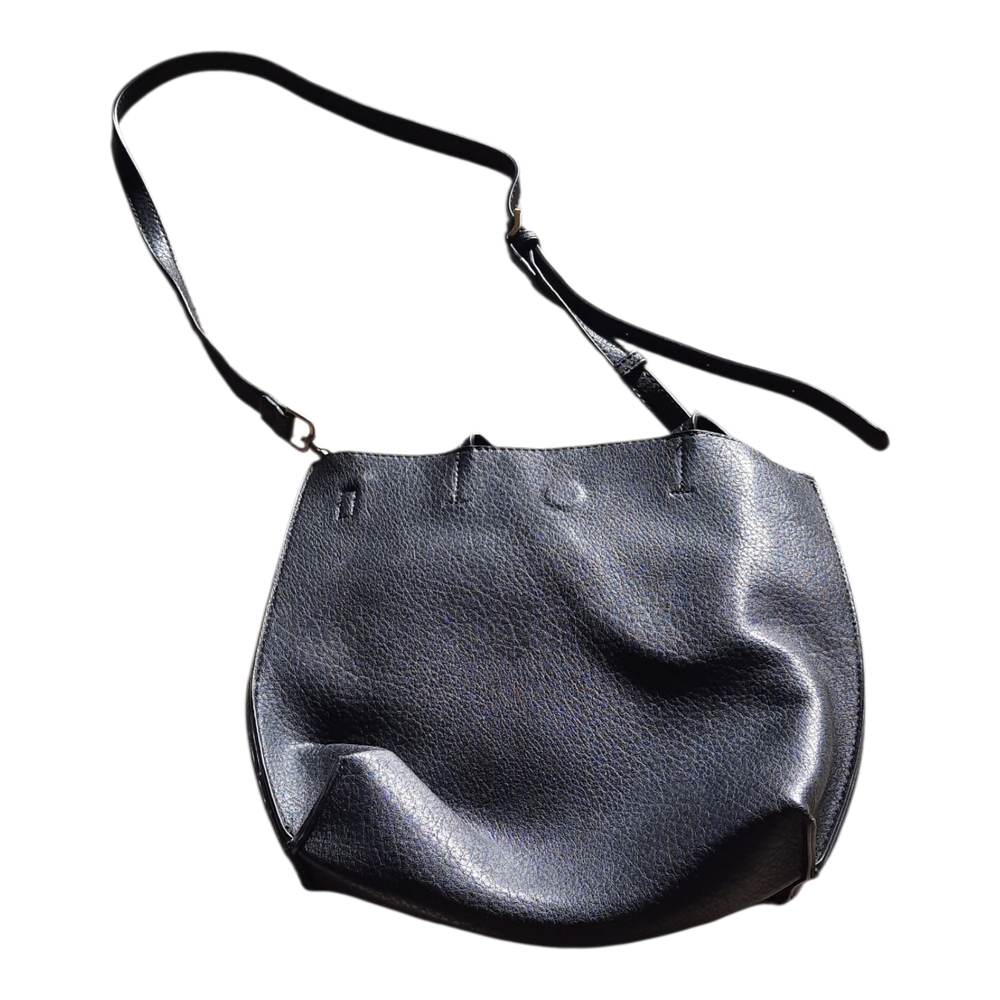 Anthropologie Black Shoulder Bag Set - Picture 3 of 4